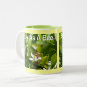Bewohnt als Biene - Tasse (Vorderseite Links)