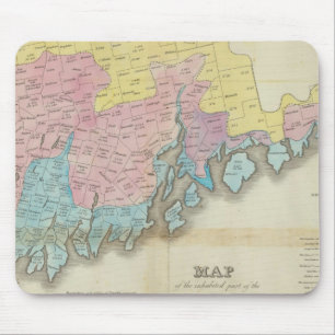 Bewohnte Teile von Maine Mousepad