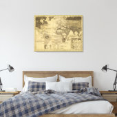 Bewohnte Welt Leinwanddruck (Insitu (Schlafzimmer))