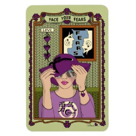 Bewölkt euch vor Ängsten_A_4x6 Kühlschrank Magnet