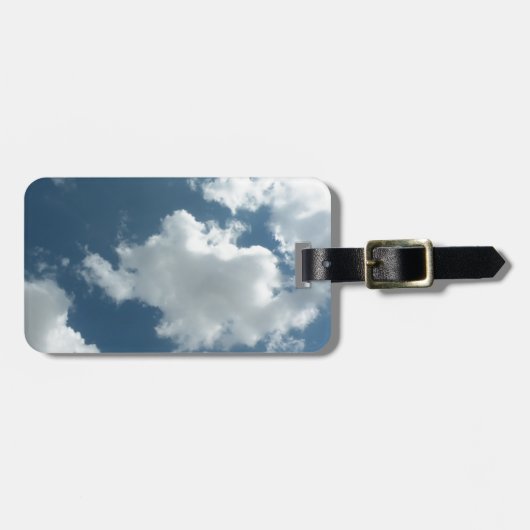 bewölkt gepäckanhänger (Vorderseite horizontal)