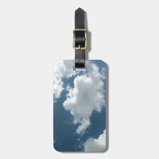 bewölkt gepäckanhänger (Vorderseite vertikal)