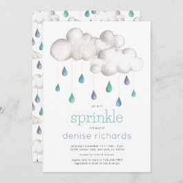 Bewölkt mit der Chance, Sprinkles Baby Dusche Einladung