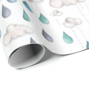 Bewölkt mit Sprinklergefahr Geschenkpapier