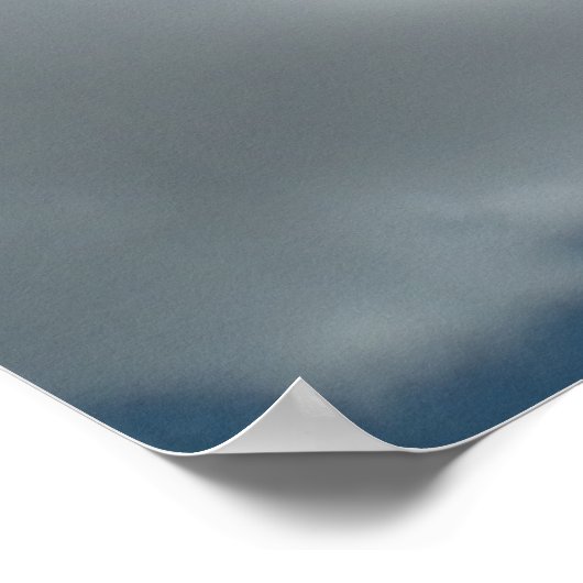 bewölkt poster (Ecke)