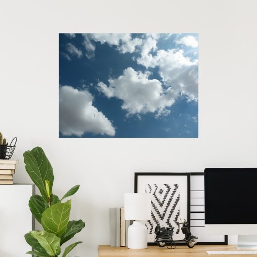 bewölkt poster (Heimbüro)