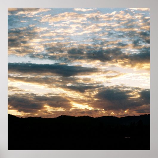 Bewölkt...... Poster (Vorne)