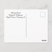 Bewölkt...... Postkarte (Rückseite)