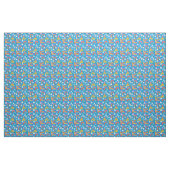 bewölkt Regenbogenregentropfen-Herzmuster Stoff (Yard (91,4 cm))