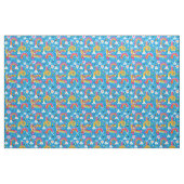 bewölkt Regenbogenregentropfen-Herzmuster Stoff (Fat Quarter (45,7 x 55,9 cm))