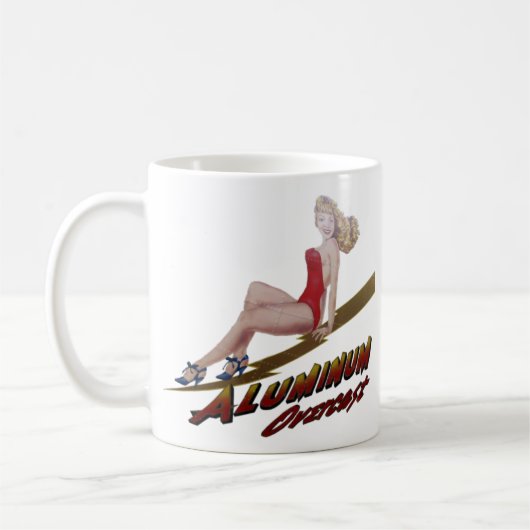 Bewölkte AluminiumTasse Kaffeetasse (Links)