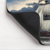 Bewölkte Himmel Mousepad (Ecke)