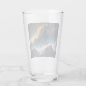 bewölkte Landschaft Glas (Rückseite)