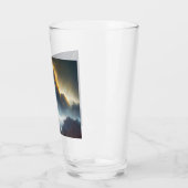 bewölkte Landschaft Glas (Links)