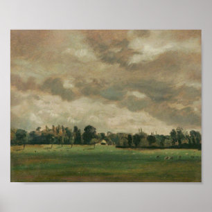 Bewölkte Landschaft (nach Constable) Poster