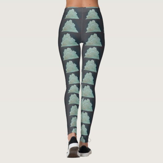 Bewölkte Leggings (Rückseite)