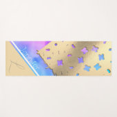 Bewölkte Ruhe: Die Goldene Spitze Yoga Mat Yogamatte (Vorderseite (Horizontal))