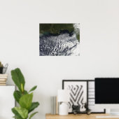 Bewölkte Straßen sind sichtbar Poster (Heimbüro)