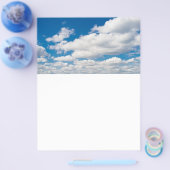 Bewölkter blauer Himmel Flyer (Einzeln)