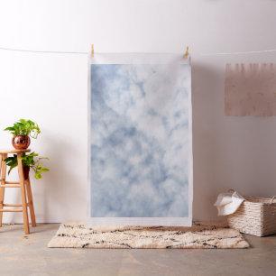 Bewölkter blauer Pastellhimmel 0155 des hübschen Stoff