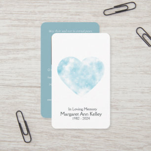 Bewölkter Christlicher Foto-Gebetskarte Visitenkarte