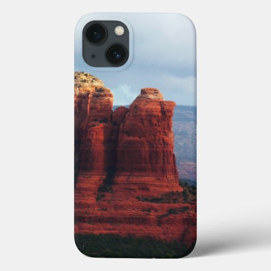 Bewölkter Coffee Pot Rock in Sedona Arizona Case-Mate iPhone Hülle (Rückseite)