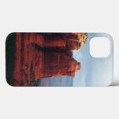 Bewölkter Coffee Pot Rock in Sedona Arizona Case-Mate iPhone Hülle (Rückseite (Horizontal))