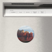 Bewölkter Coffee Pot Rock in Sedona Arizona Magnet (In Situ (Geschirrspüler))