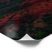 Bewölkter Coffee Pot Rock in Sedona Arizona Poster (Ecke)