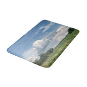 Bewölkter Himmel Badematte (Schrägansicht)