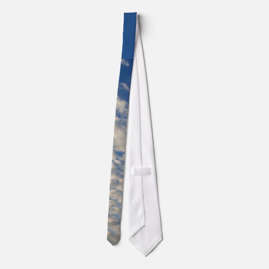 Bewölkter Himmel Krawatte (Rückseite)