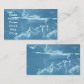 Bewölkter Himmel-Visitenkarten Visitenkarte (Vorne/Hinten)