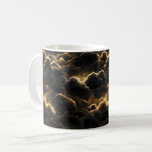 Bewölkter Kaffeetasse (Vorderseite Links)