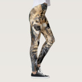 Bewölkter Leopard Leggings (Rechts)