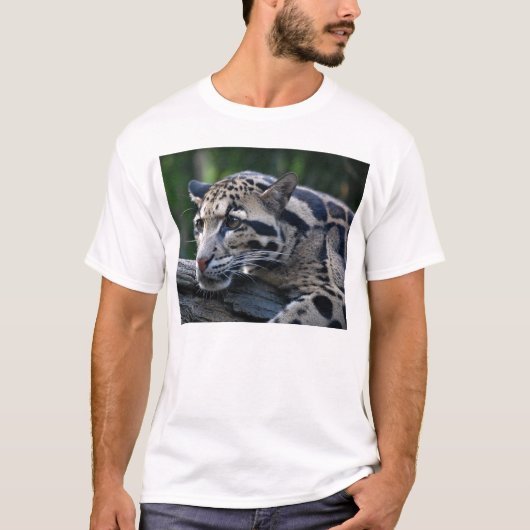 Bewölkter Leopard T-Shirt (Vorderseite)