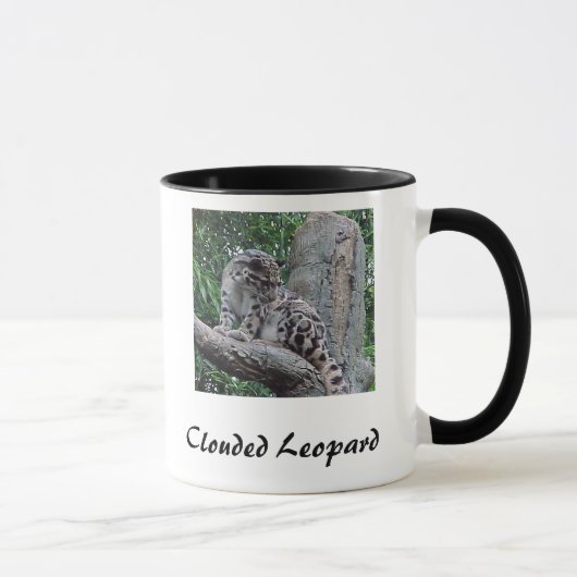 Bewölkter Leopard Tasse (Rechts)