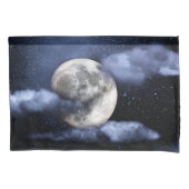 Bewölkter Mond Kissenbezug (Vorderseite)