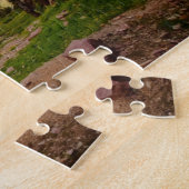 Bewölkter Mountains| alpiner See Puzzle (Seite)