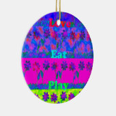 Bewölkter Tag Bessere Nacht.pnng Keramik Ornament (Rechts)