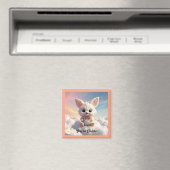"Bewölkter Tag Whimsy" Magnet (In Situ (Geschirrspüler))