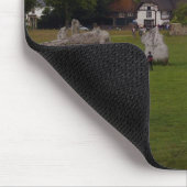 Bewölktes Avebury Mousepad (Ecke)