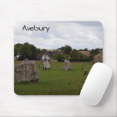 Bewölktes Avebury Mousepad (Mit Mouse)