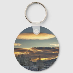 Bewölktes Mutterschiff Schlüsselanhänger