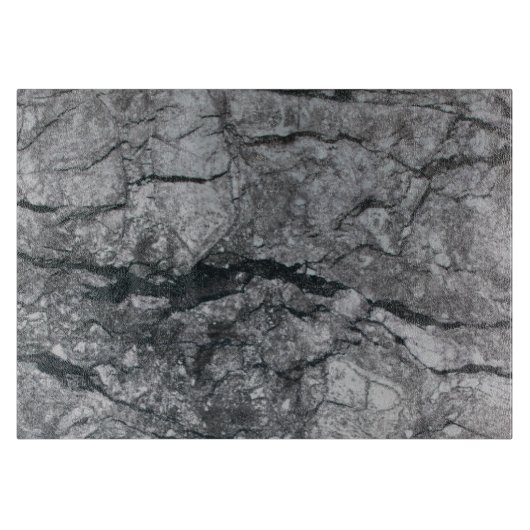 Bewölktes Schiefer-Schwarzes streifte Schneidebrett (Vorderseite)