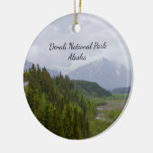 Bewölkung im Denali-Ornament Keramik Ornament (Links)