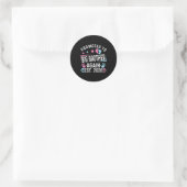Beworben Big Brother Again Est Runder Aufkleber (Tasche)