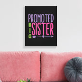 Beworben Big Sister - Big Sister Reveal Leinwanddruck (Insitu (Wohnzimmer))