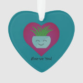 Bewunderlich Funny Aloeve You Aloe Ornament (Vorderseite)