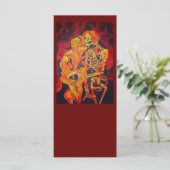 Bewundern Sie die bunte geometrische Kunst des Tod (Stehend Vorderseite)