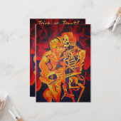 Bewundern Sie die bunte geometrische Kunst des Tod Karte (Vorderseite/Rückseite Beispiel)